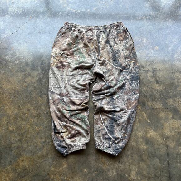 Vintage Y2K Baggy Realtree Camo Sweatpants - Picture 1 of 4